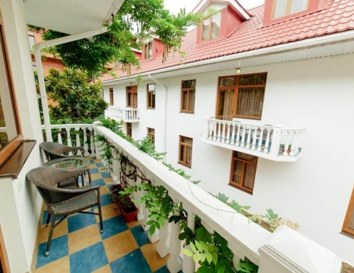 Люкс 2-местный 1-комнатный в Коттедже с французской кроватью - Отель «Прометей Клуб»