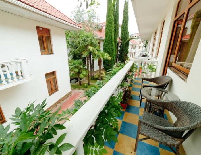 Люкс 2-местный 1-комнатный в Коттедже с французской кроватью - Отель «Прометей Клуб»