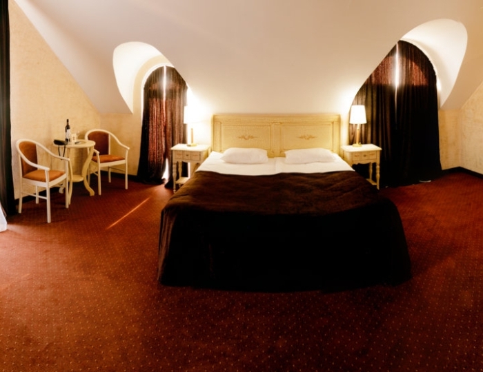 Люкс 2-местный 2-комнатный в Морских коттеджах, мансардный №155 - Отель «Прометей Клуб»