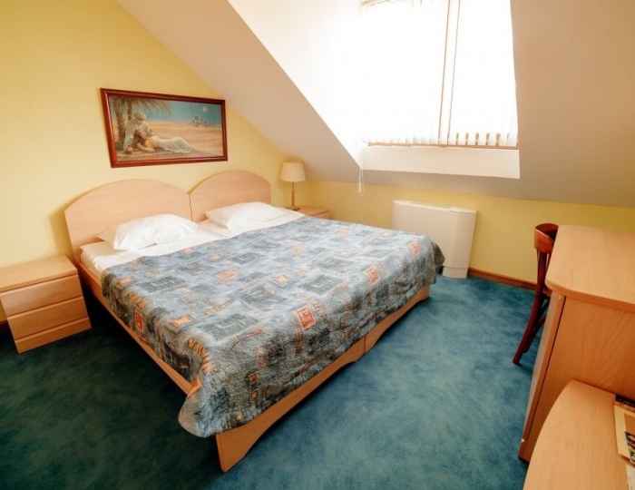 Стандарт 2-местный 1-комнатный в Коттедже с раздельными кроватями, мансардный, доп. место - под расписку - Отель «Прометей Клуб»