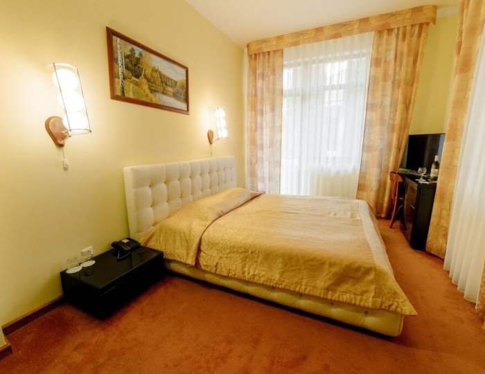 Сьют 2-местный 2-комнатный в Коттеджах на 1 этаже, без балкона - Отель «Прометей Клуб»